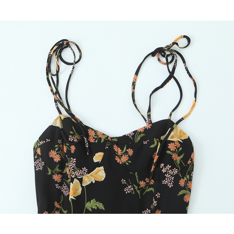 YENKYE Abito da donna con stam - French Vintage Floral Midi Dress recensione e prezzo