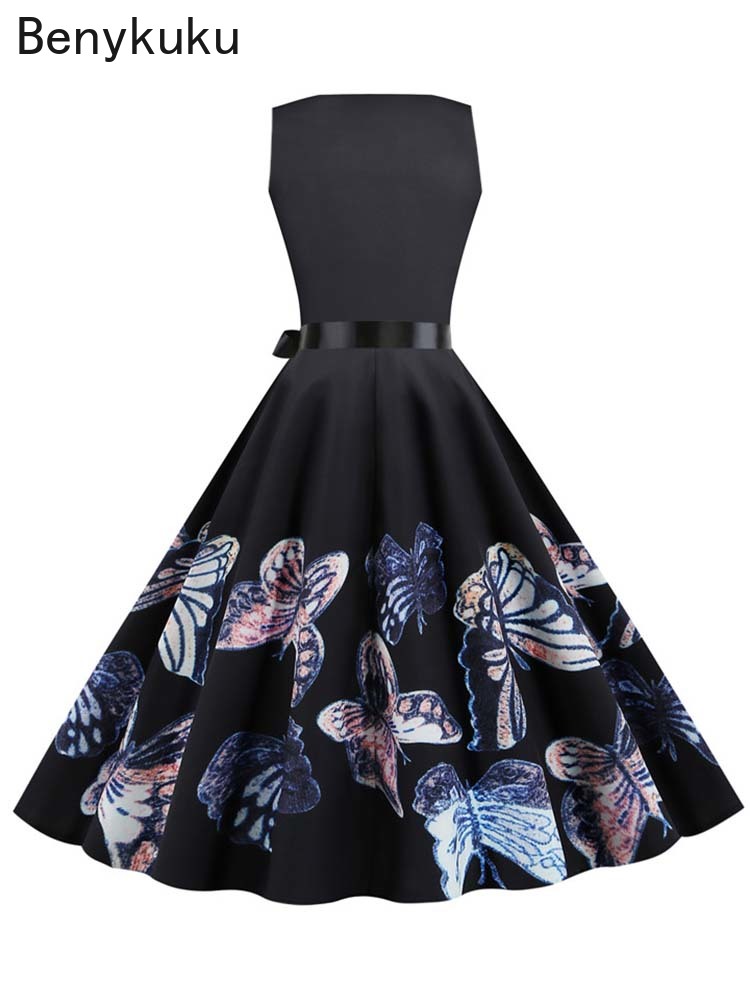 Abito estivo vintage anni '50  - French Vintage Floral Midi Dress recensione e prezzo