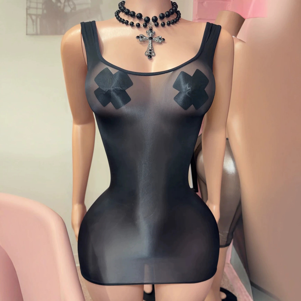 JENYAGE Mini Abito Sexy Traspa - Sexy Mesh Sheer Bodycon Dress recensione e prezzo