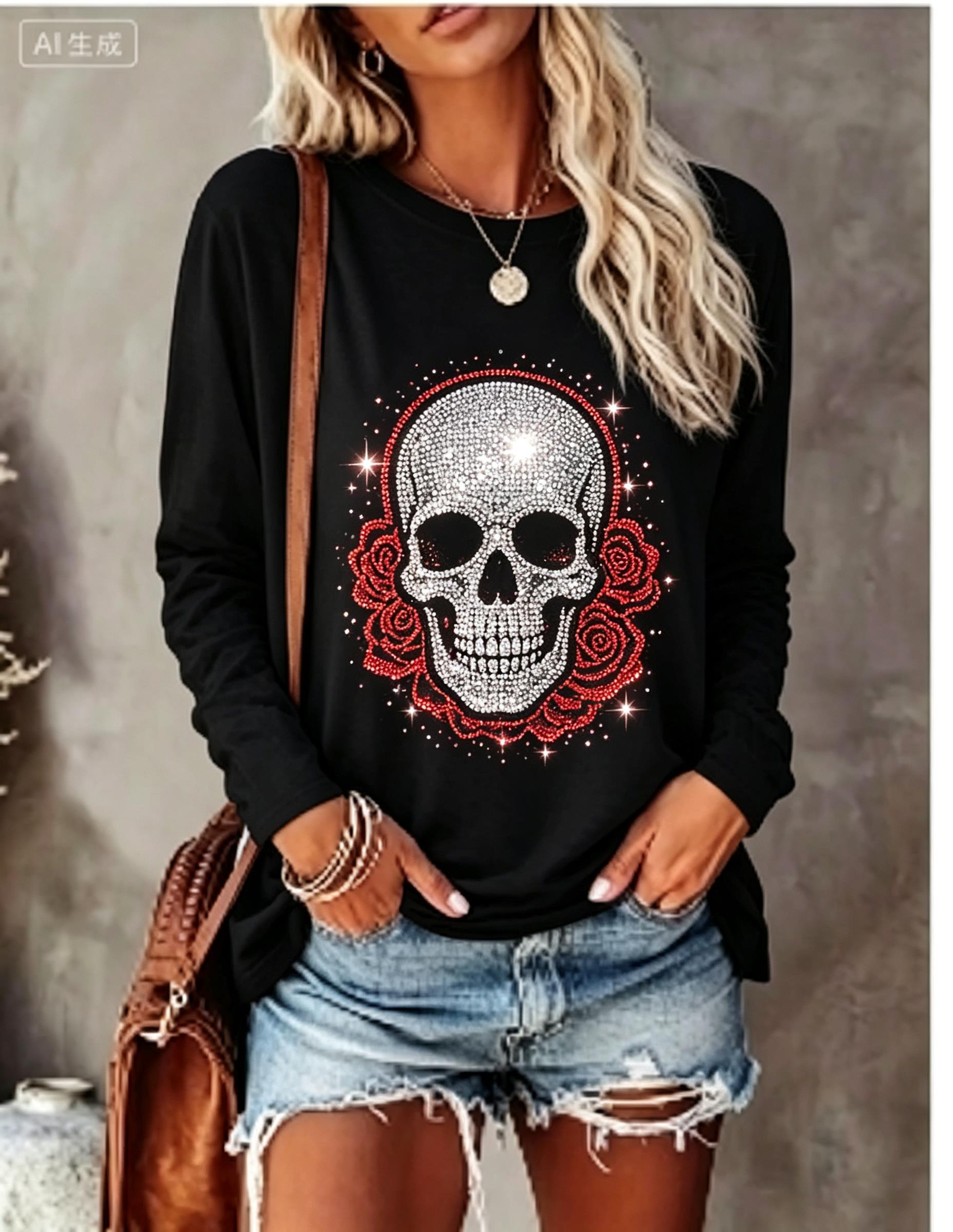 Maglietta a Maniche Lunghe da  - Blouses recensione e prezzo