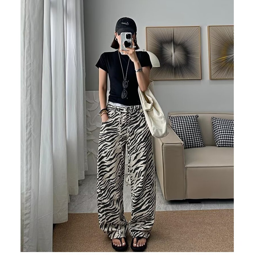 Jeans da donna con motivo zebr - Jeans recensione e prezzo