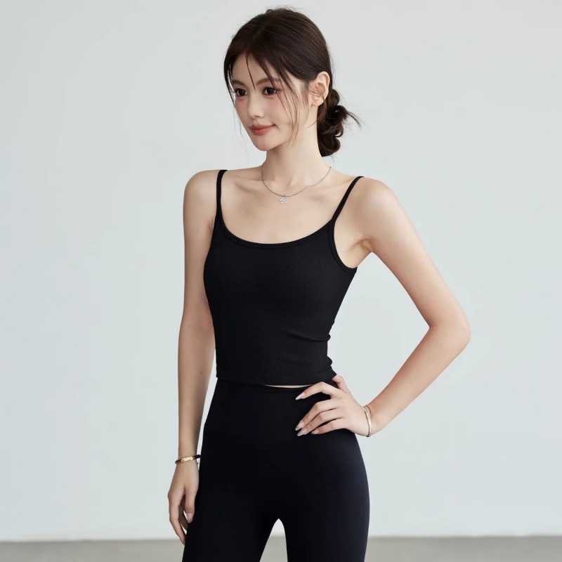 Top sportivo da donna senza cu - Seamless Ribbed Workout Tank Top recensione e prezzo