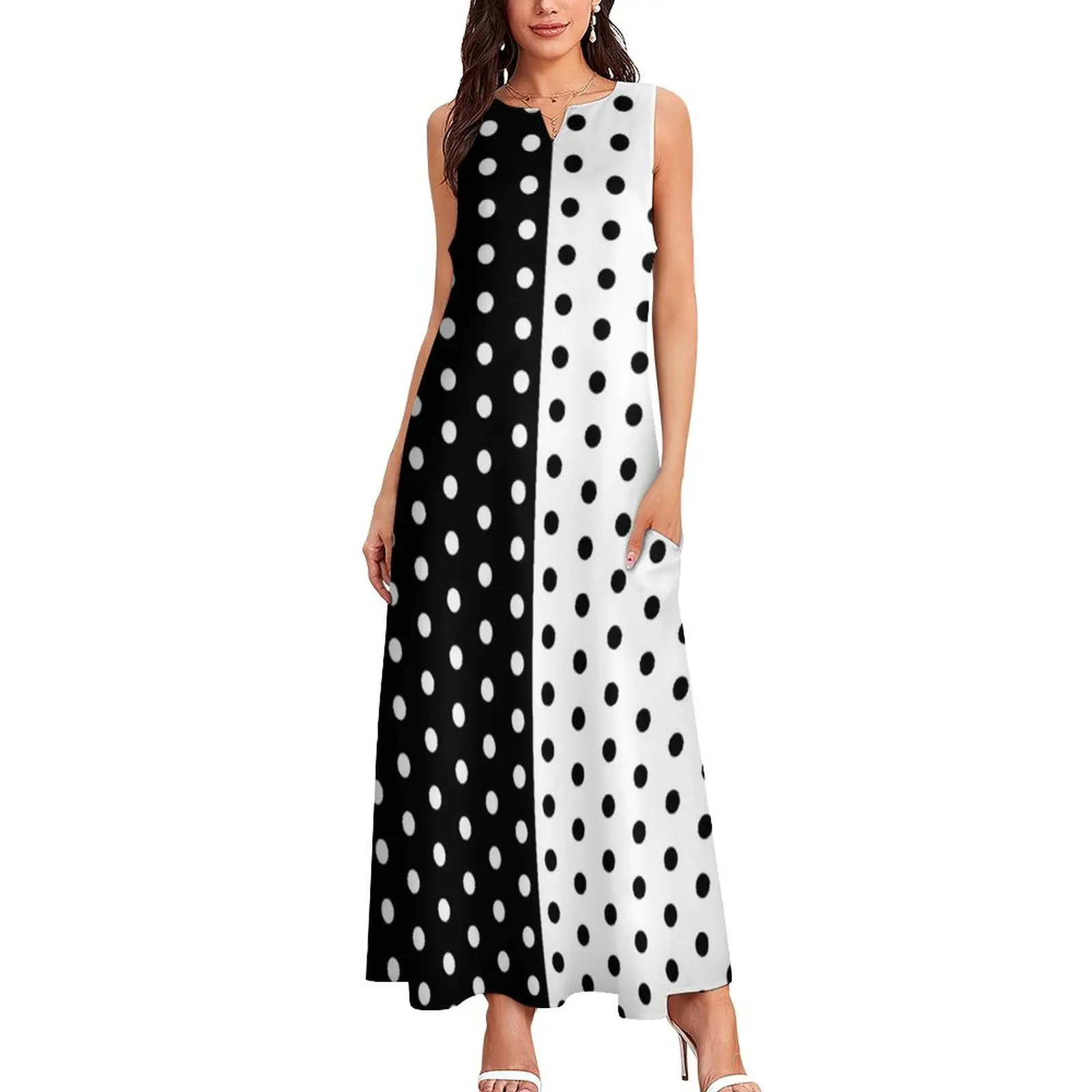 Abito bicolore retrò Primavera - Boho Summer Beach Maxi Dress recensione e prezzo